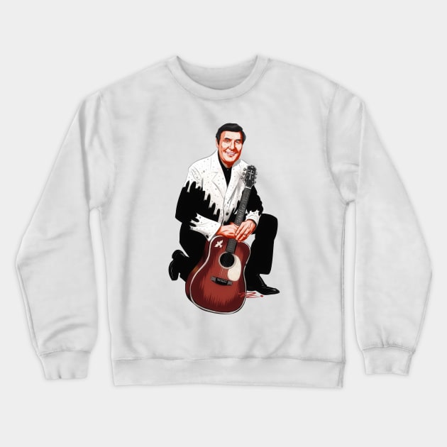 Billy Walker - An illustration by Paul Cemmick Crewneck Sweatshirt by PLAYDIGITAL2020